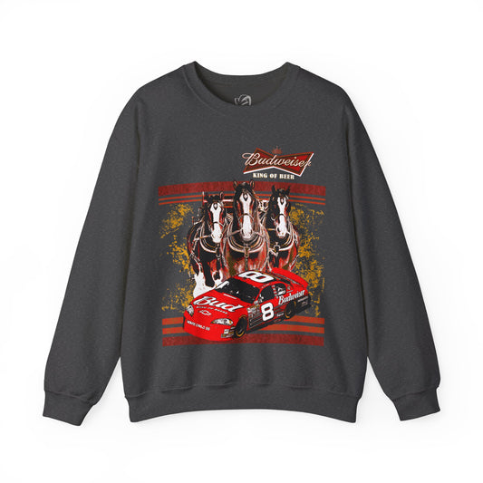 Budweiser Clydesdale Christmas Graphic Unisex Heavy Blend™ Crewneck Sweatshirt