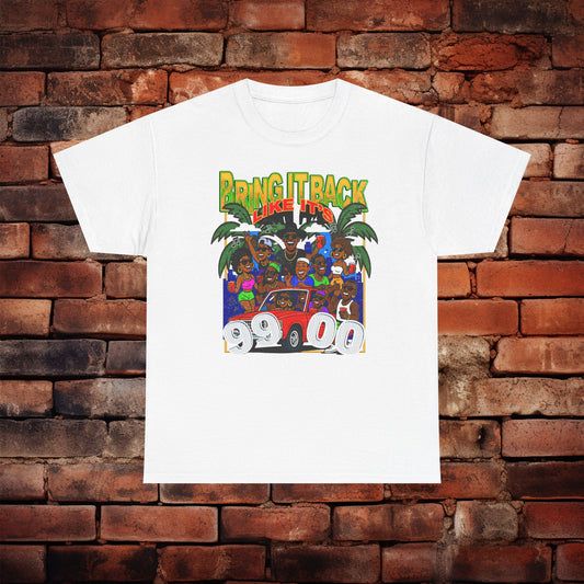 Retro Vibe Unisex Tee - "Bring It Back" Graphic, Casual Streetwear, Gift for Friends, Vintage Summer Style, Music Festivals